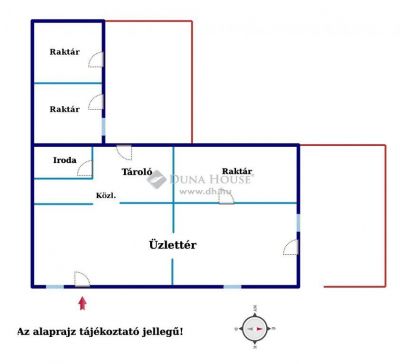 Eladó utcai bejáratú üzlethelység Derecske
