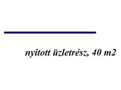 Kiadó üzlethelység üzletházban Veszprém