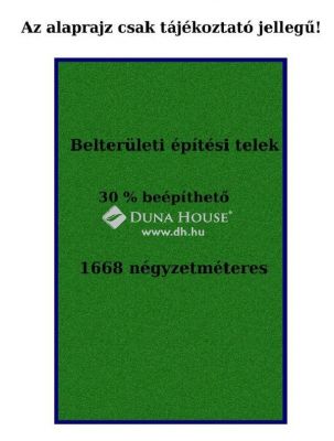 Eladó lakóövezeti telek Pilis