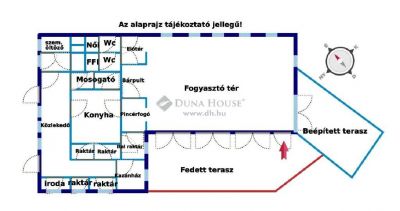 Eladó utcai bejáratú üzlethelység Szigetszentmiklós