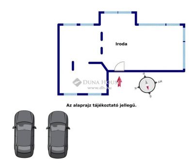 Eladó iroda családi házban Kecskemét