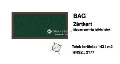 Eladó külterületi telek Bag