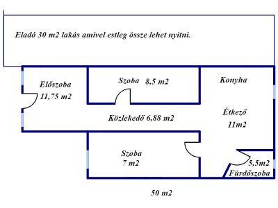 Eladó házrész Debrecen