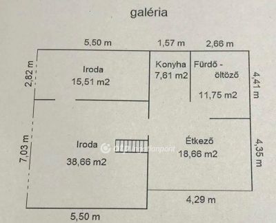 Eladó utcai bejáratú üzlethelység Budapest