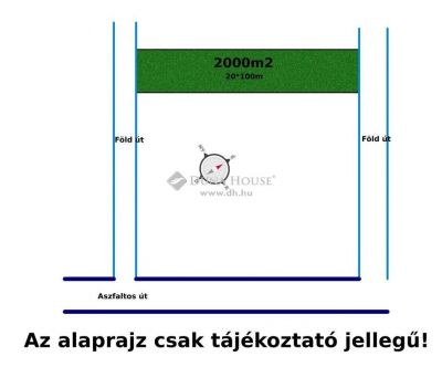 Eladó külterületi telek Jászberény