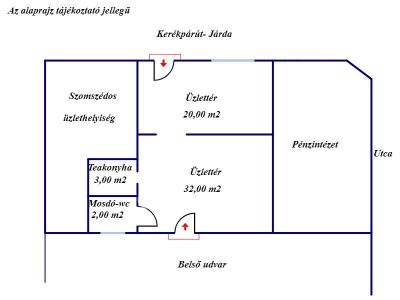 Eladó utcai bejáratú üzlethelység Békéscsaba