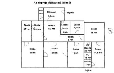 Eladó családi ház Bőny