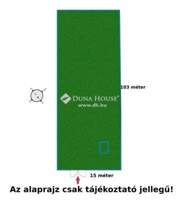 Eladó lakóövezeti telek Tóalmás