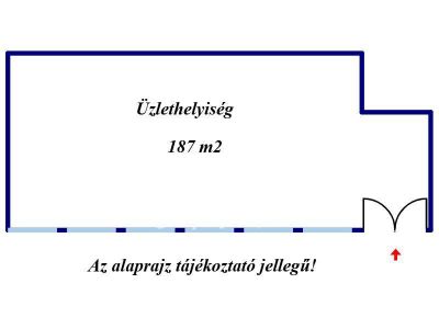 Eladó utcai bejáratú üzlethelység Gyula