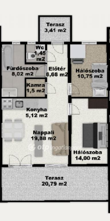 Eladó sorház Kiskunlacháza