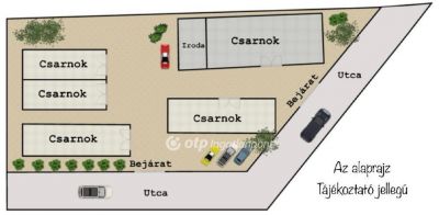 Eladó ipari terület Debrecen