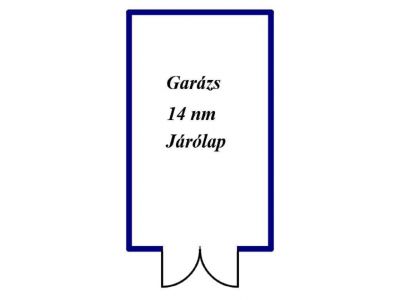 Eladó egyedi garázs Eger