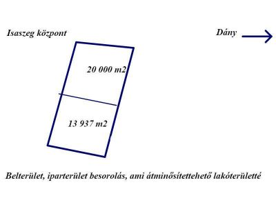 Eladó lakóövezeti telek Isaszeg