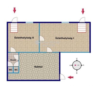 Eladó utcai bejáratú üzlethelység Kecskemét