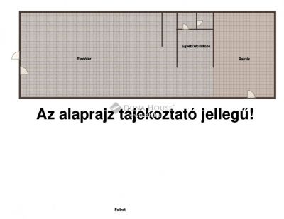 Eladó utcai bejáratú üzlethelység Erk