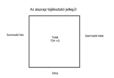 Eladó lakóövezeti telek Koroncó