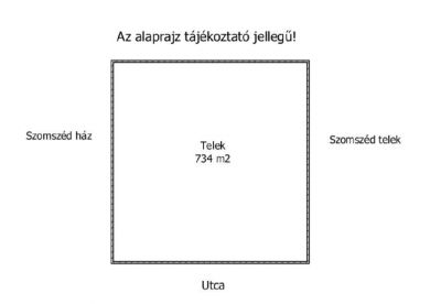 Eladó lakóövezeti telek Koroncó