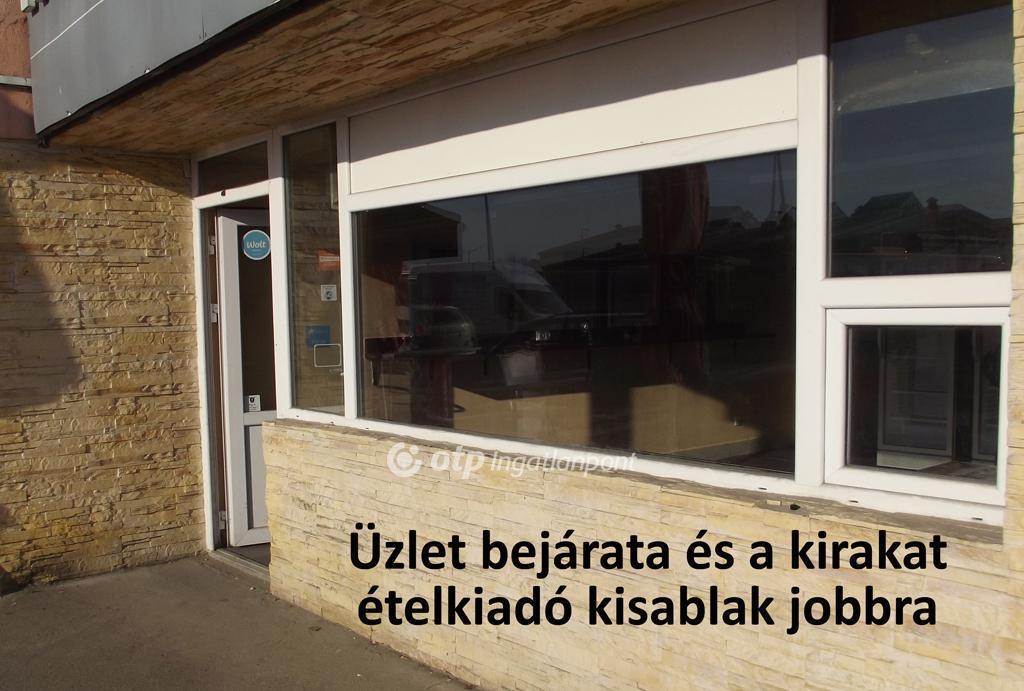 Eladó utcai bejáratú üzlethelység Szigetszentmiklós